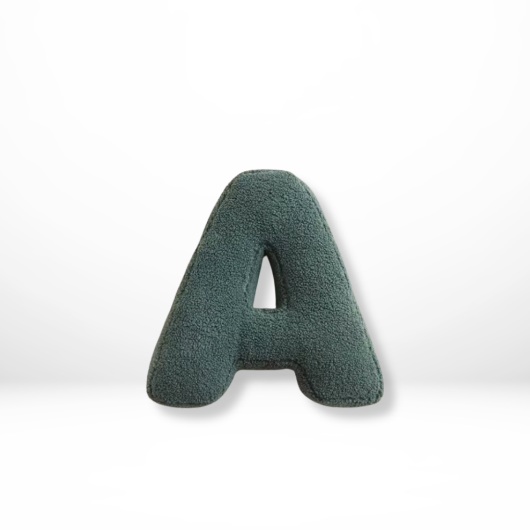 Maliben | Velvet Alphabet Decorative Cushion With Letters A To Z