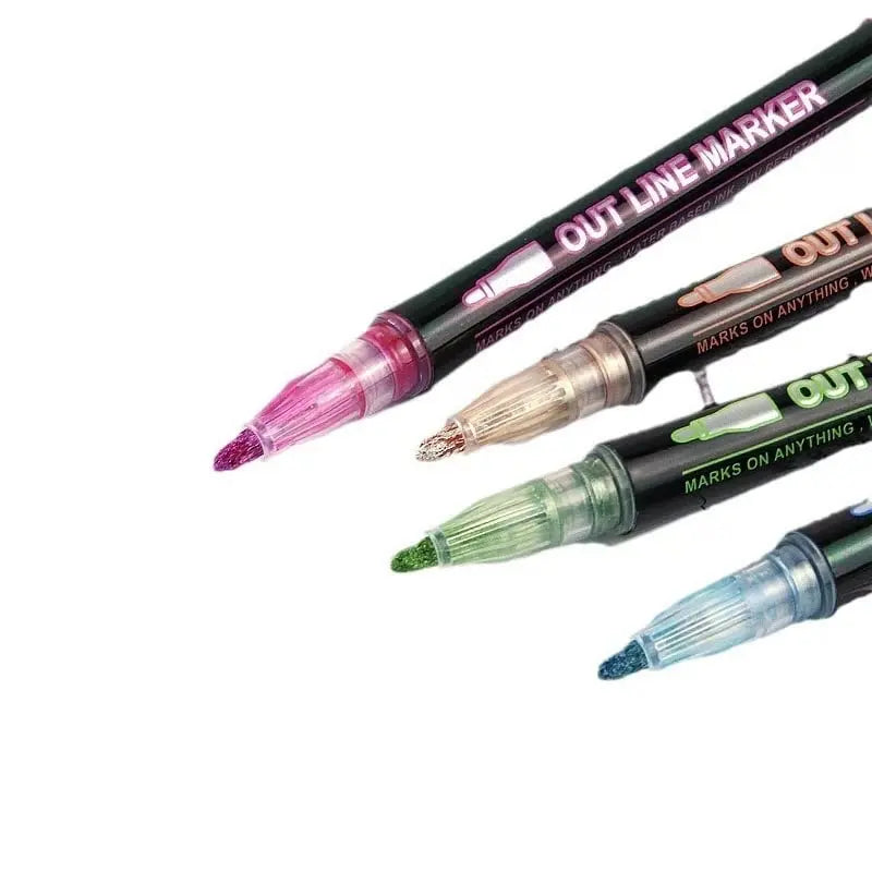 Maliben | Strahlkraft Metallic Marker Set — Make Your Art The Shining Center Of Attention!