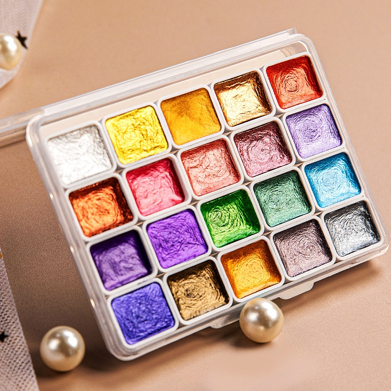 Maliben VibrantaX Art Pigment Set — Vivid Colors for Painting