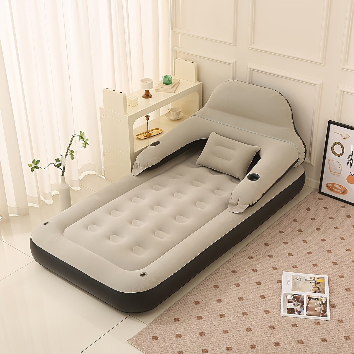 Maliben | AircomFort Mattress - Inflatable With Back Support for Luxury