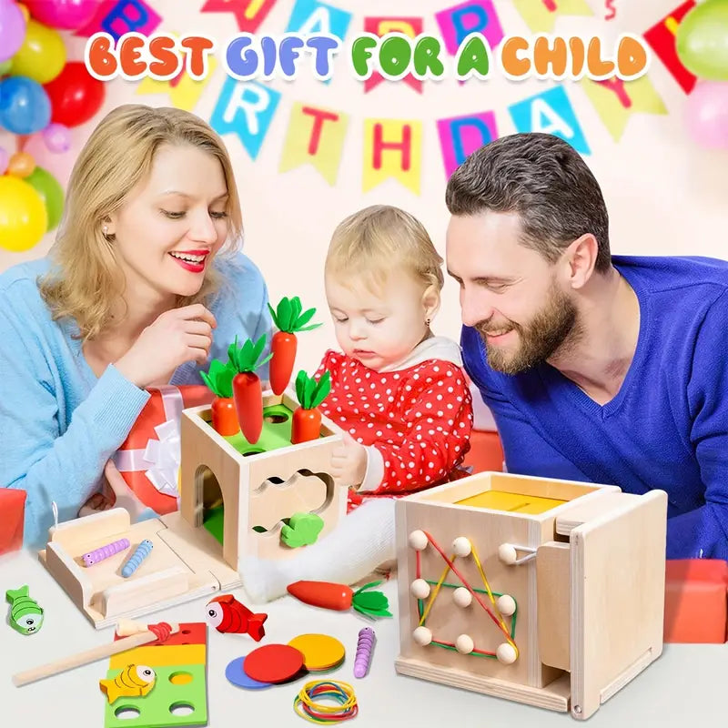 Maliben | Creative 8-In-1 Montessori Playset - For Adventurous Babies