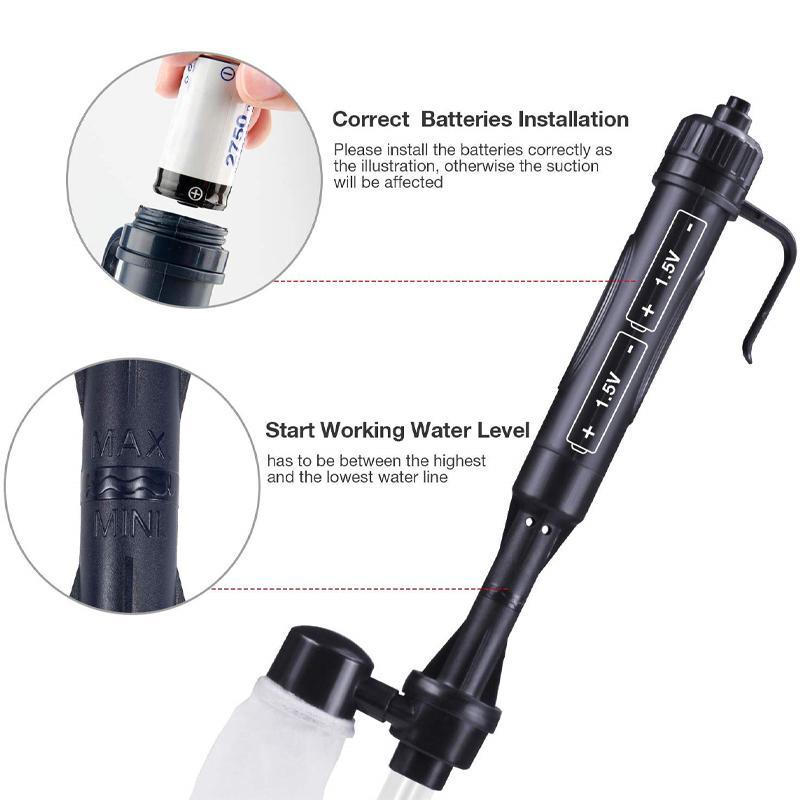 Maliben | Automatic water changer for fish tank electric sand washer