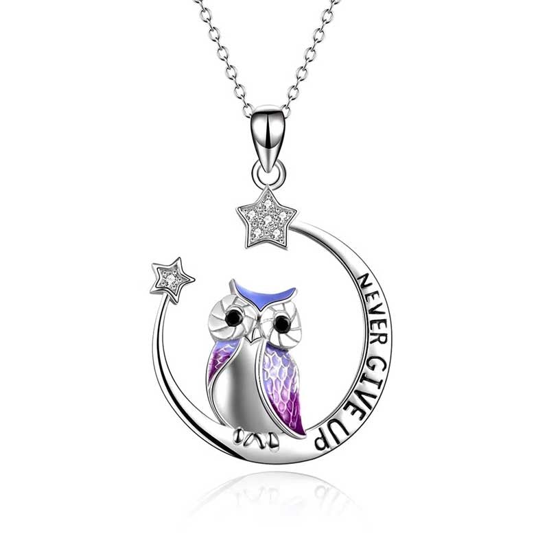 Maliben | Never Give Up Owl Necklace