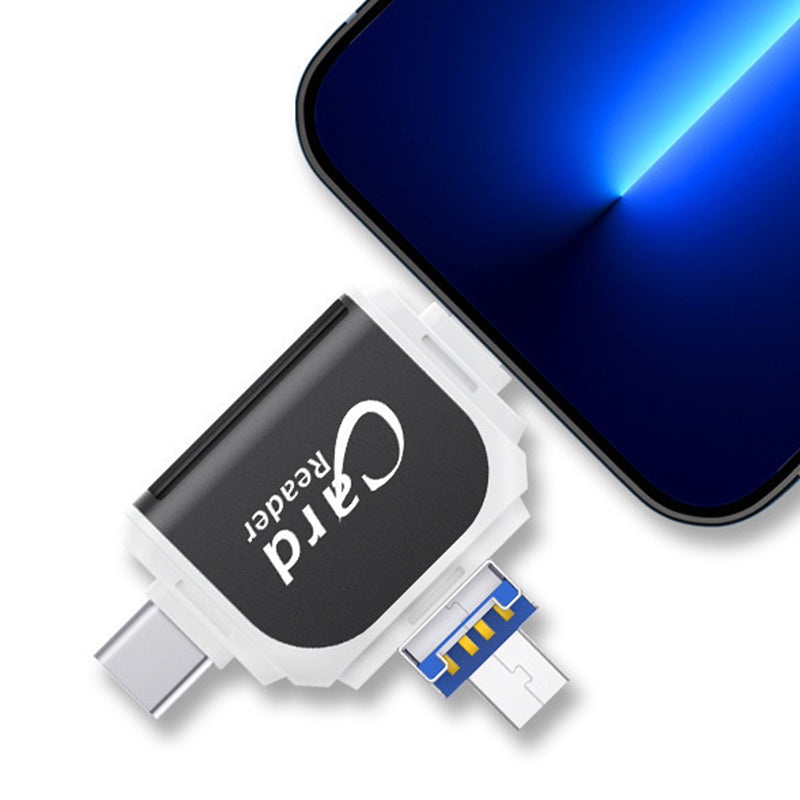 Maliben | 4-In-1 Universal Sd Tf Card Reader With Multiple Connections