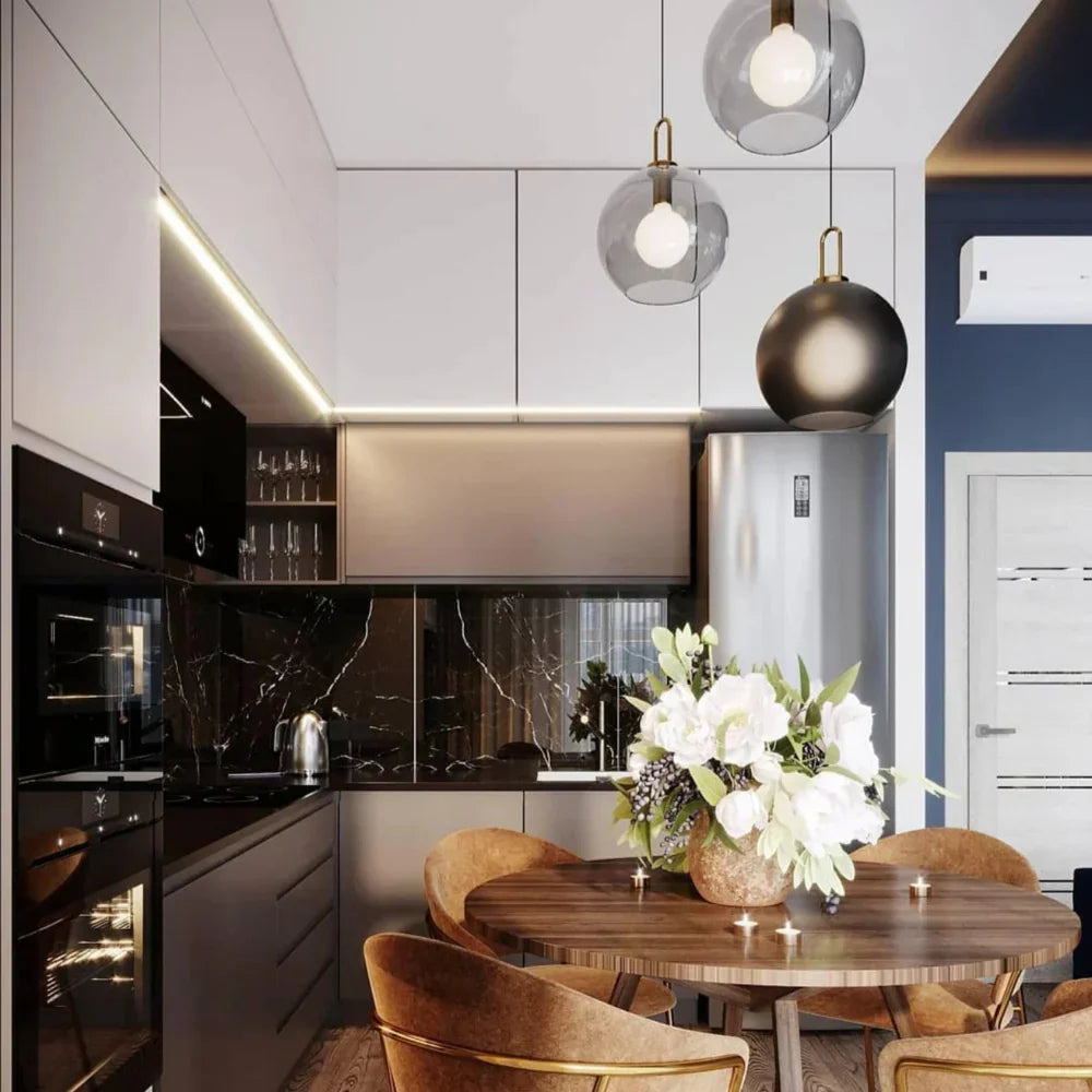 Maliben | Modern Atmospheric Glass Pendant Lamp For Dining Room And Kitchen