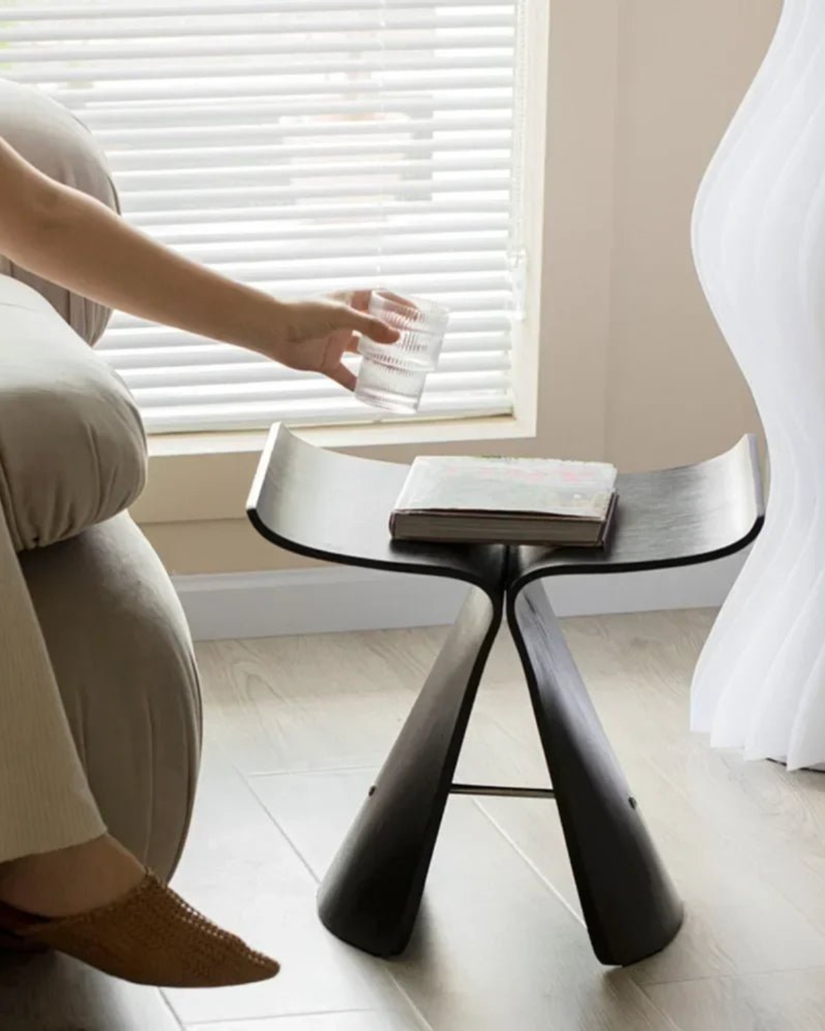 Maliben | Vintage Butterfly Side Table