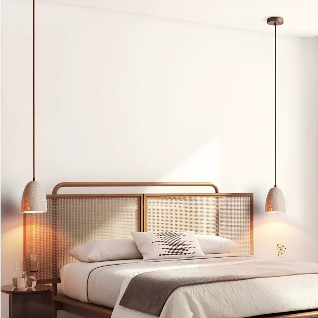Maliben | Retro Travertine Pendant Lamp