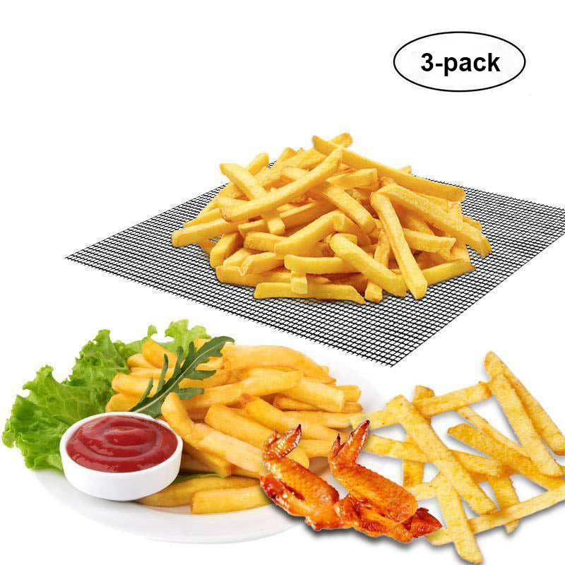 Maliben | Grillfine Bbq Grill Net / Grill Mat | Non-Stick & Reusable | Heat Resistant Up To 370 °C | For Meat, Fish & Vegetables