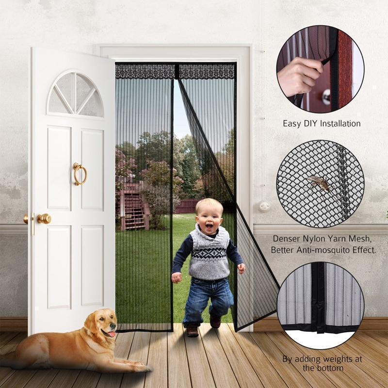 Maliben | Magnetic Fly Screen Door with Continuous Hook and Loop Fastener
