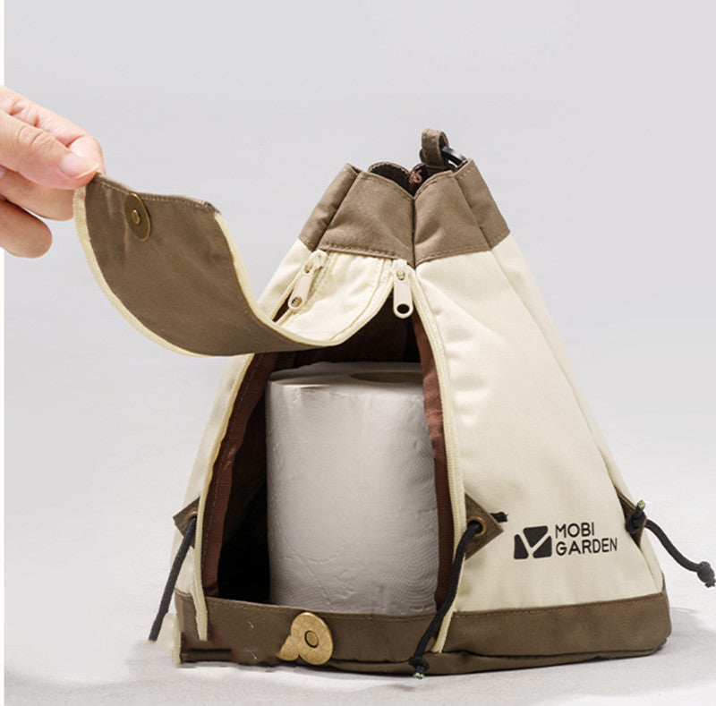 Maliben | Tent-Shaped Waterproof Tissue Box Roll Holder