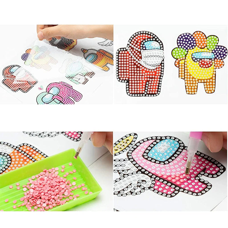 Maliben | Diy Cartoon Diamond Painting For Kids