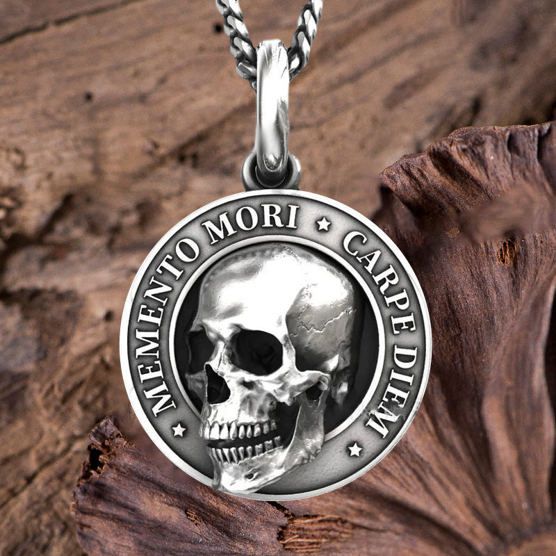 Maliben | Skull Necklace Made Of Titanium Steel