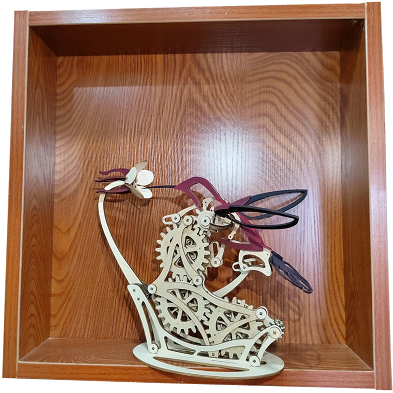 Maliben | Wood Kinetic Hummingbird Sculpture