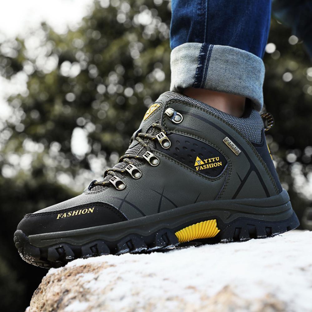 Maliben | Men's Hiking Shoes With Fur