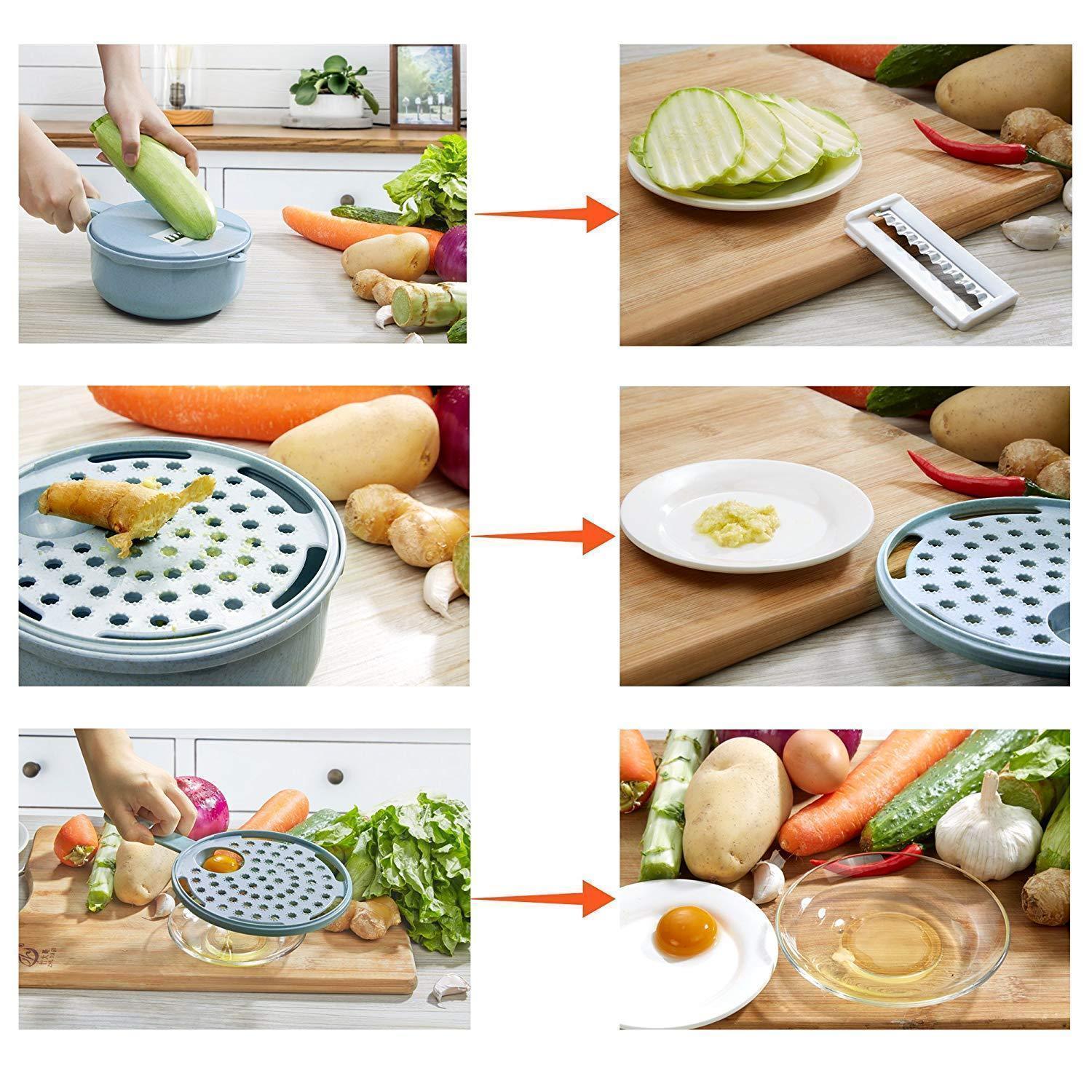 Maliben | 12-In-1 Multifunctional Tool For Cutting Vegetables