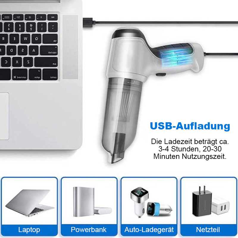 Maliben | 3 In 1 Cordless Mini-Handheld Vacuum Cleaner