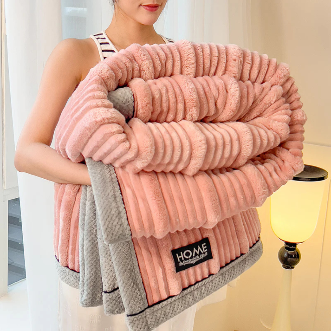 Maliben | Warm Plush Winter Blanket For Bed & Sofa