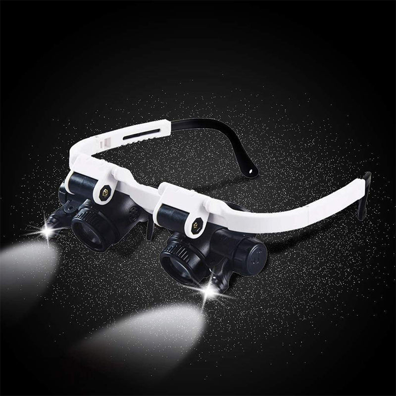 Maliben | Magnifying glasses with LED lamps for double eyes