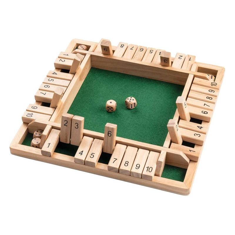 Maliben | "Shut The Box" Game – Fun Table Math Game For Adults And Children