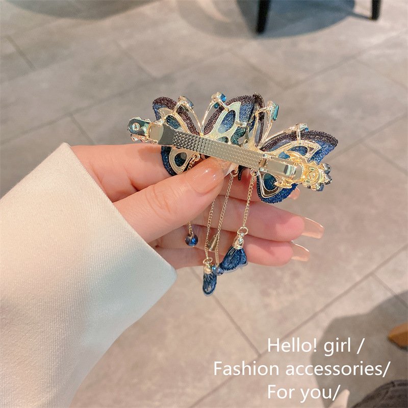 Maliben | Dreamy Butterfly Hair Clip With Fringes