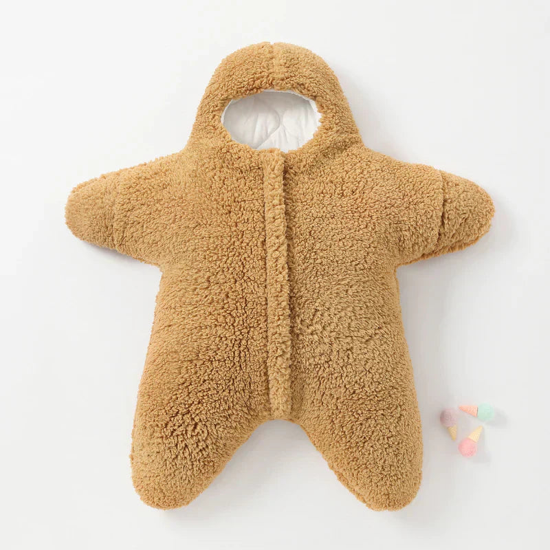 Maliben | Snugglebear Romper | ComFort for Your Little One - Plush Baby Suit With Hood