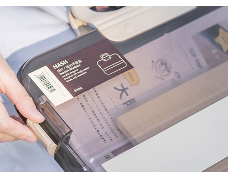 Maliben | Large Capacity Waterproof Transparent File Box