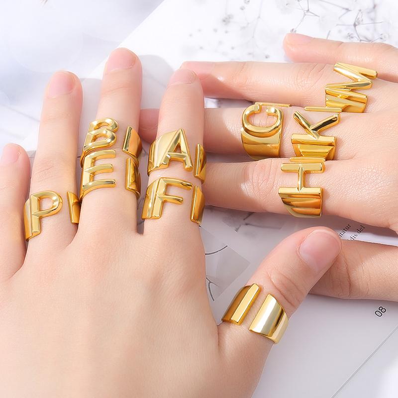 Maliben | Initial A-Z Letter Ring
