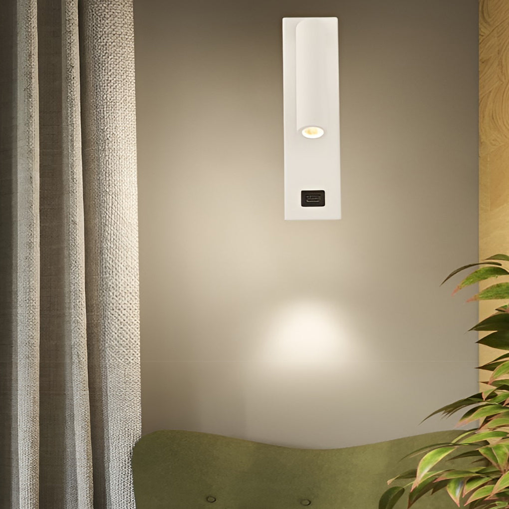 Maliben | Artilicht Luxury Wall Lamp With Adjustable Led And Usb Charging Port