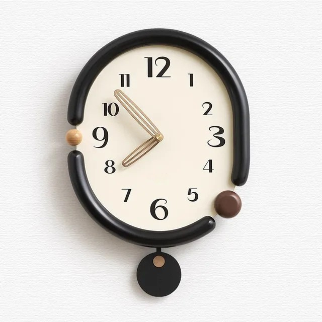 Maliben Luxury Wall Clock — Minimalist, Silent Movement