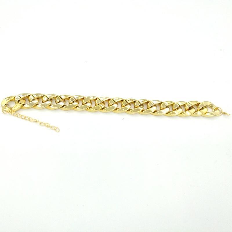 Maliben Thick golden chain pet safety collar