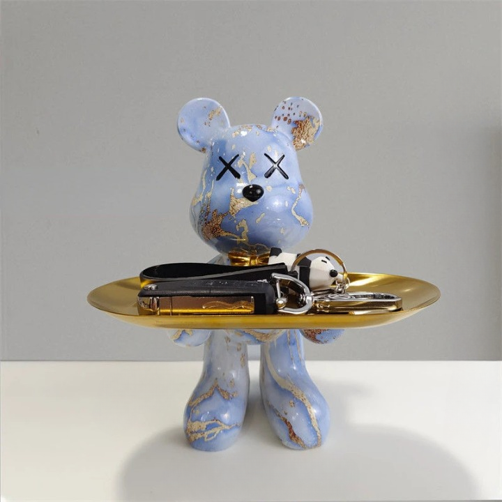 Maliben | Bear Statue With Tray