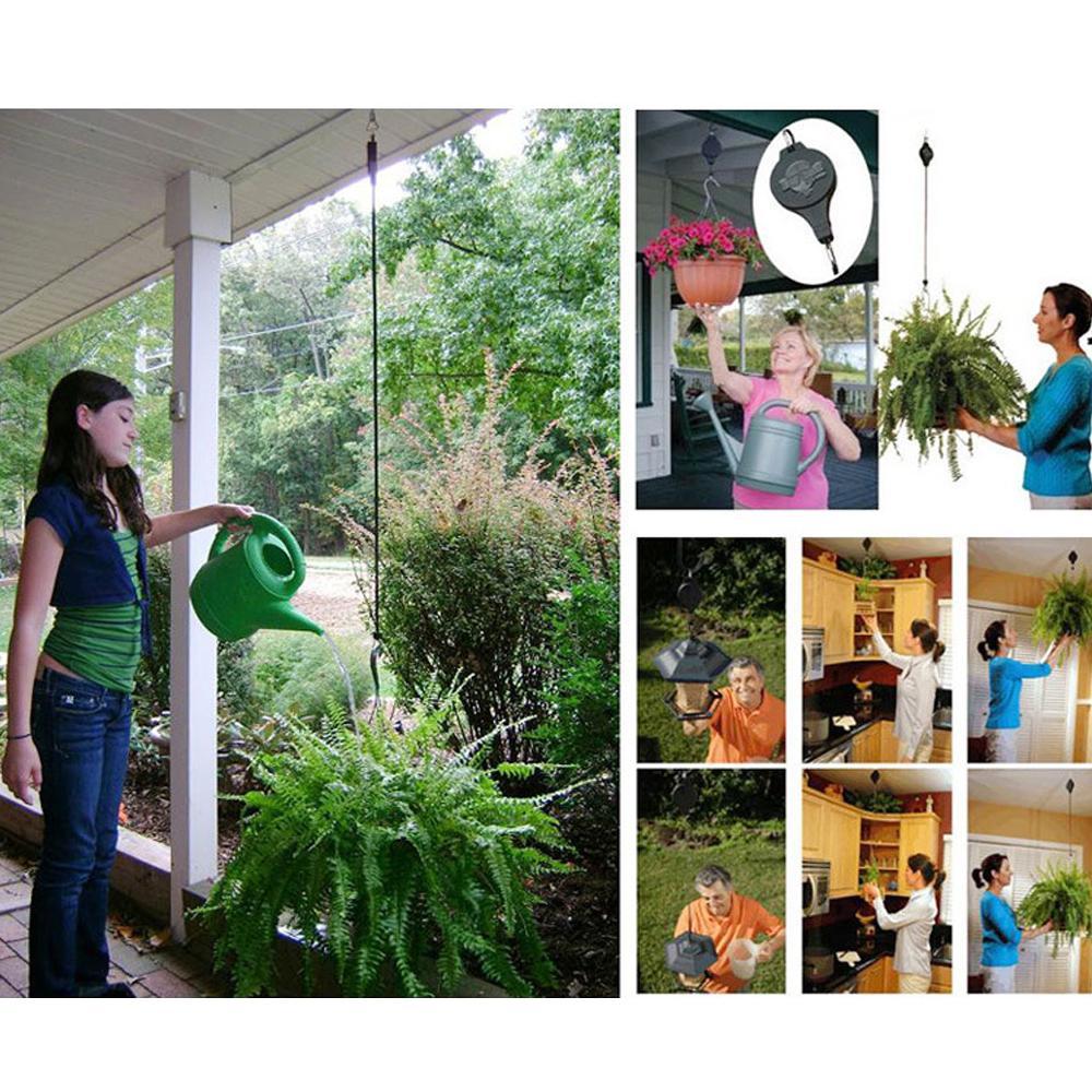Maliben | Retractable Hook, Plant Pulley For Garden Pots And Bird Feeders