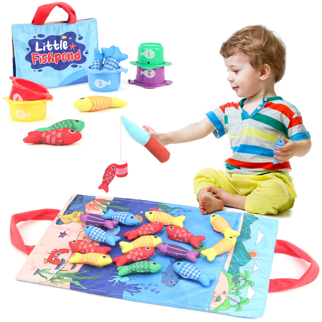 Maliben | Montessori Plush Fishing Bond Toy