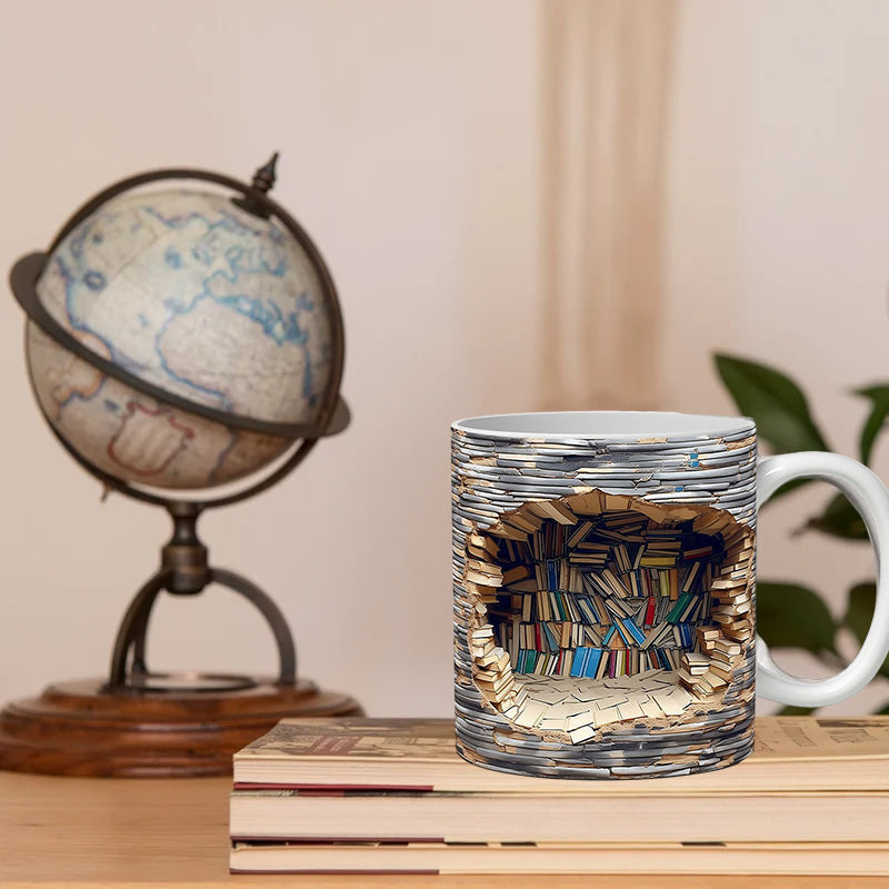 Maliben | 3d Bookshelf Mug
