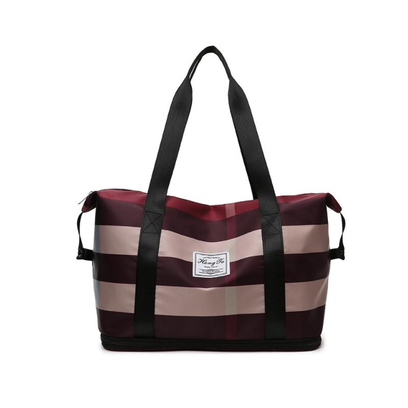 Maliben | Fashionable Checked Travel Bag