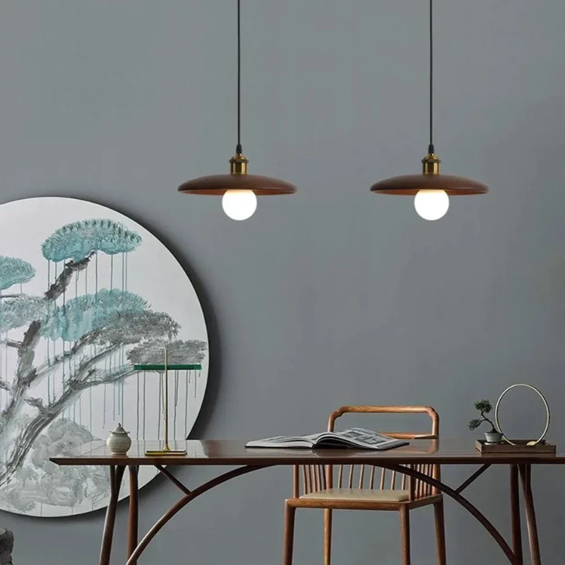 Maliben | Nordic Minimalist Wooden Led Pendant Lamp