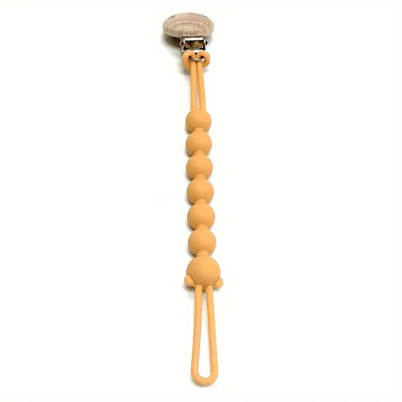Maliben | Bear Pacifier Chain With Clip