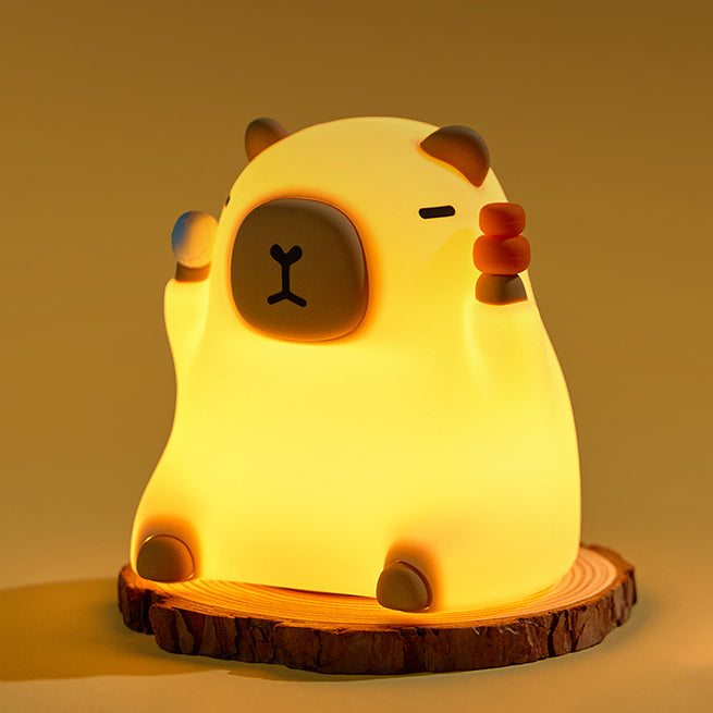 Maliben | Squishbara | Capybara Squishy Night Light Ideal Gift For All Ages