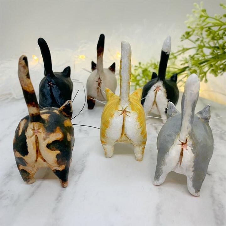 Maliben | Unique Handmade Cat Christmas Ornament - Purrfect Holiday Hangers