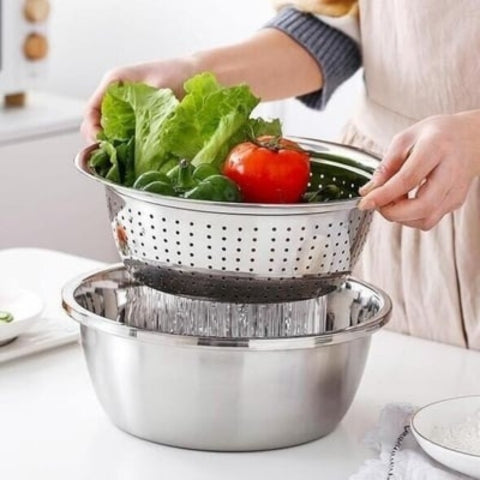 Maliben | Stainless Steel Fine Mesh Strainer Set