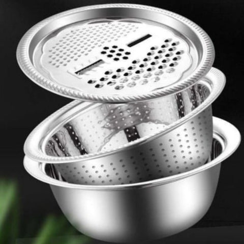 Maliben | Stainless Steel Fine Mesh Strainer Set