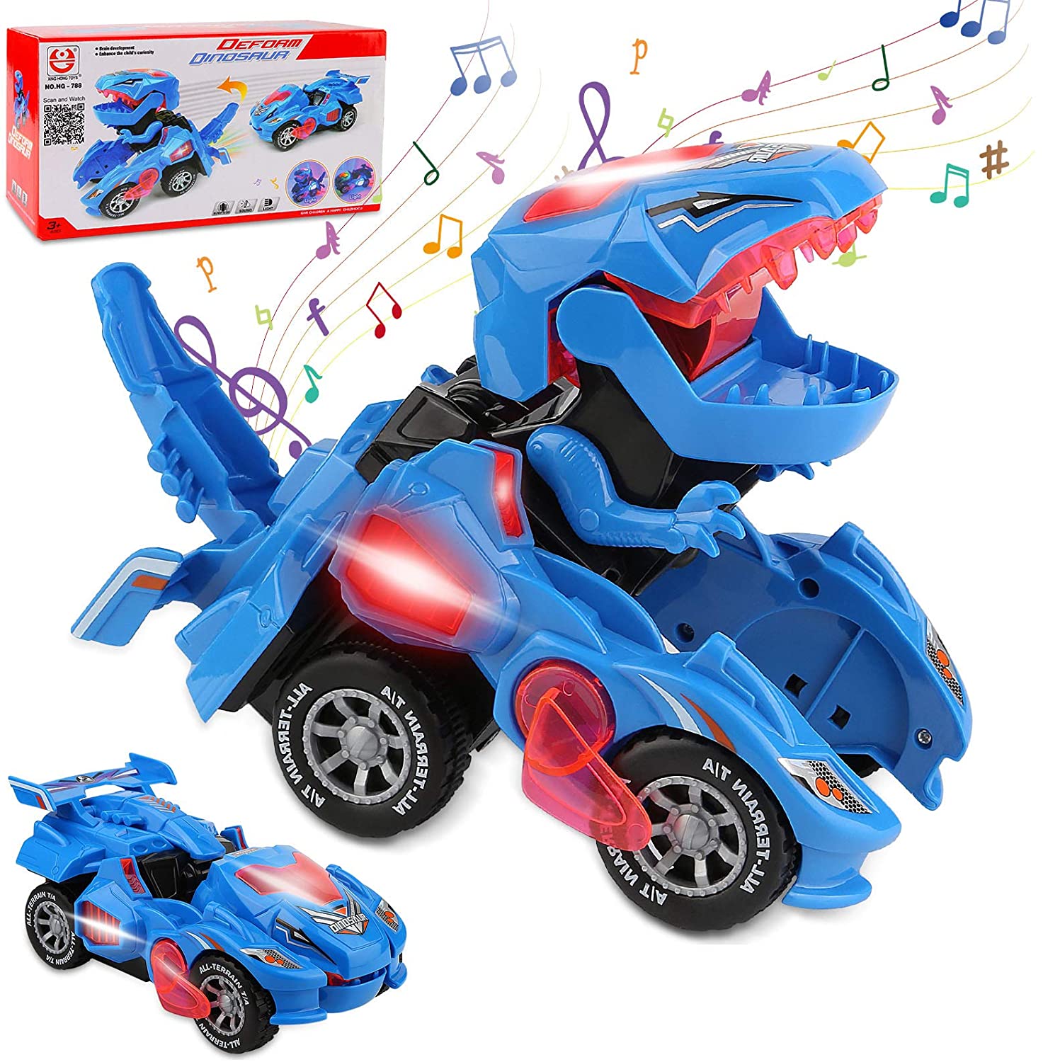 Maliben | Transform Dino Car | Give Your Child Endless Adventures - The Ultimate Transforming Dinosaur Car