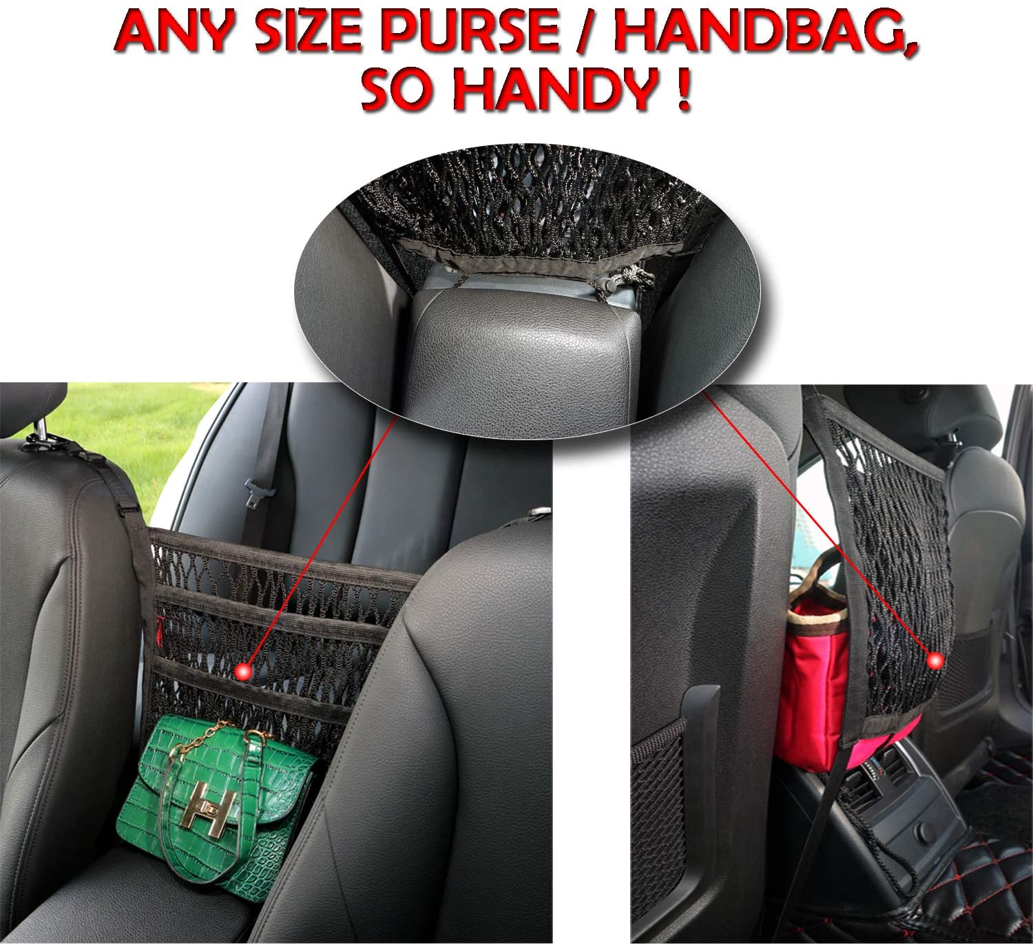 Maliben | 3-Layer Car Net Organizer