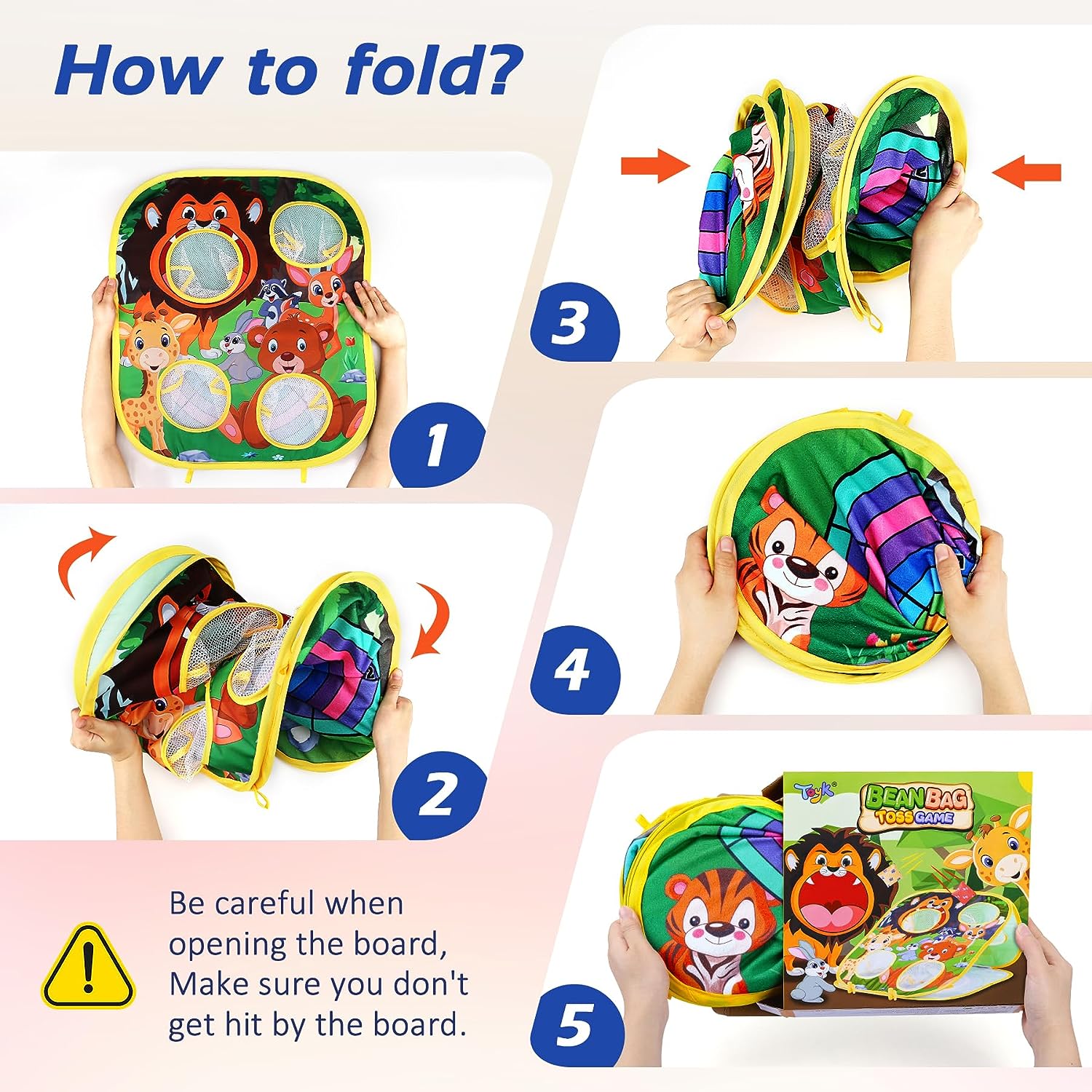 Maliben | Animal SAnd Bag Toss and Throw Game - Experience Endless Play Fun