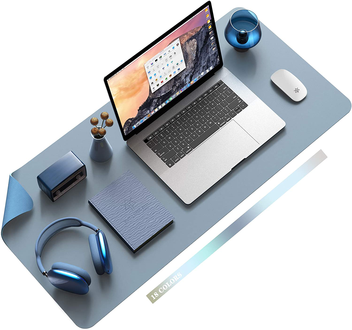 Maliben | Desk Pad Protector Waterproof Non-Slip Leather Office Mouse Mat