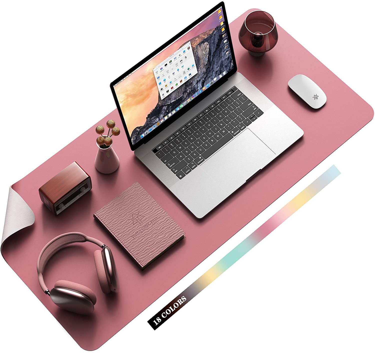 Maliben | Desk Pad Protector Waterproof Non-Slip Leather Office Mouse Mat