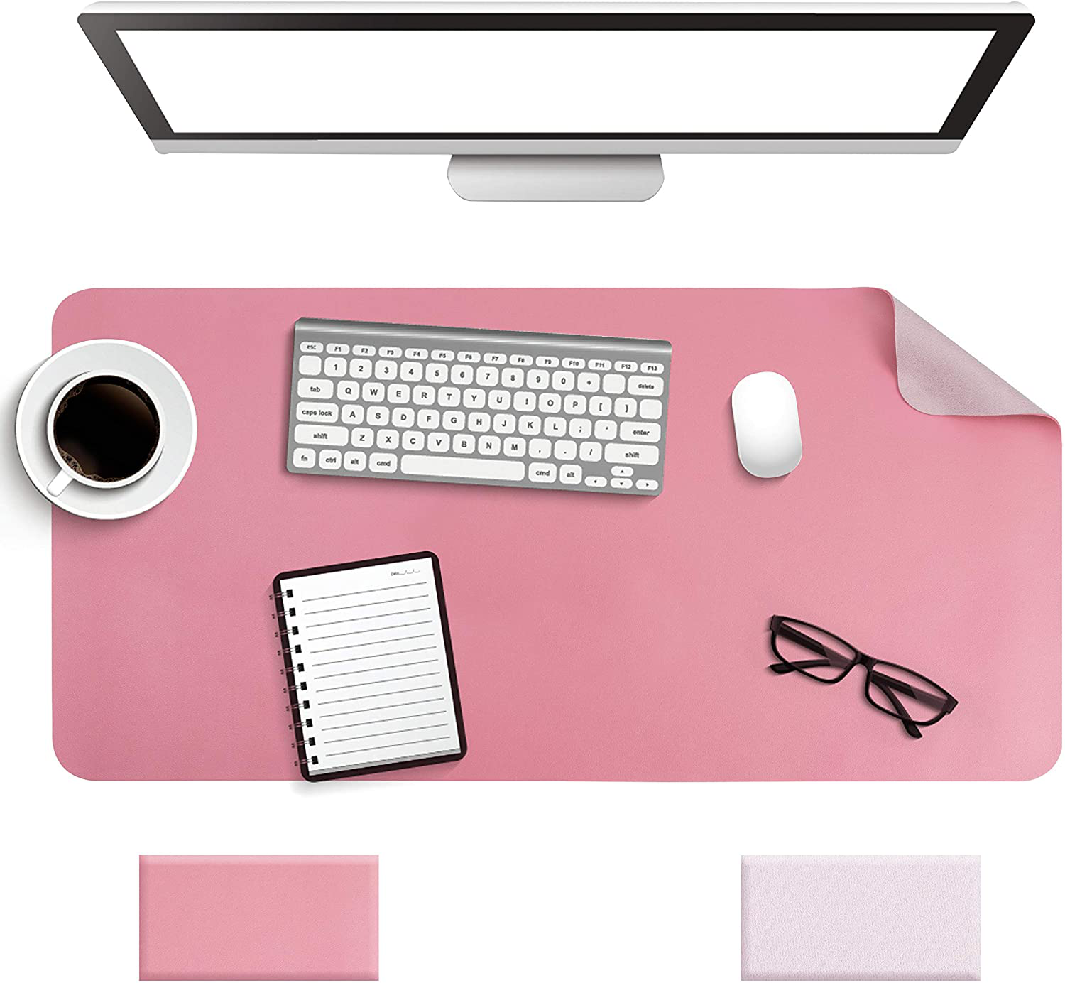 Maliben | Desk Pad Protector Waterproof Non-Slip Leather Office Mouse Mat