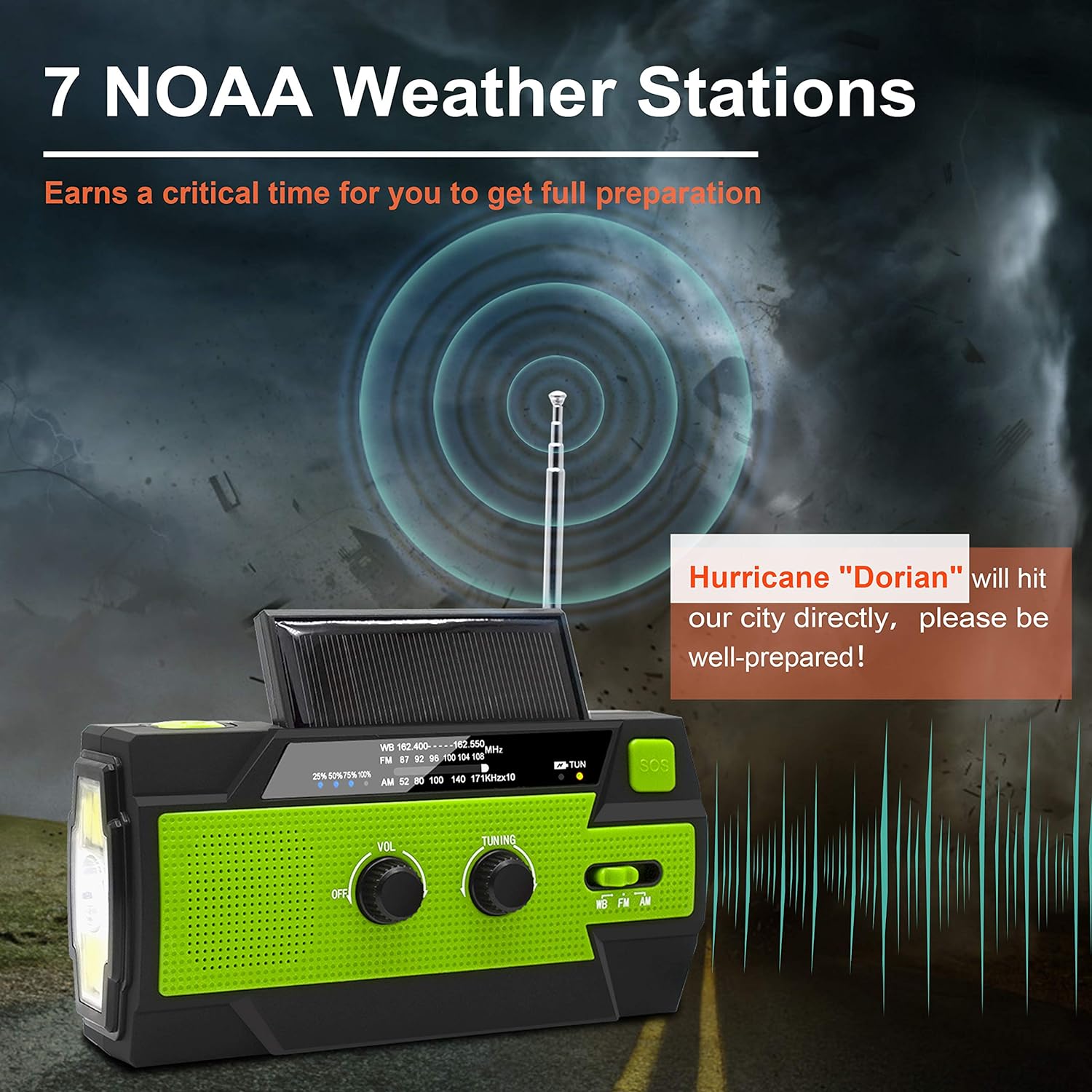 Maliben | Emergency Crank Weather Radio