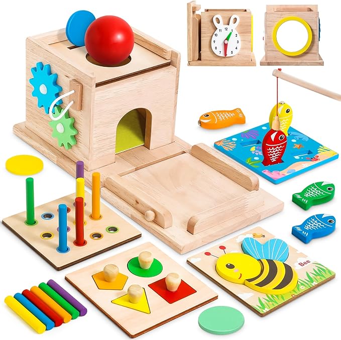 Maliben | Educational Baby Toy Set - Educational Playset For Growing Babies