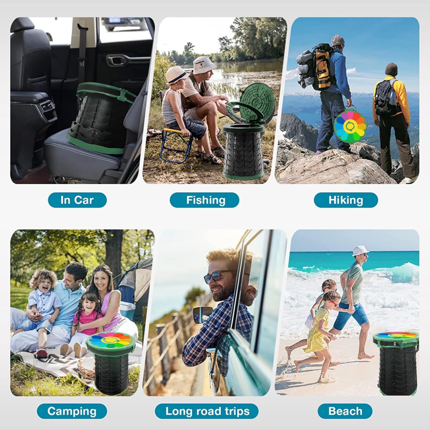 Maliben | Portable Toilet With Adjustable Height – Campmate
